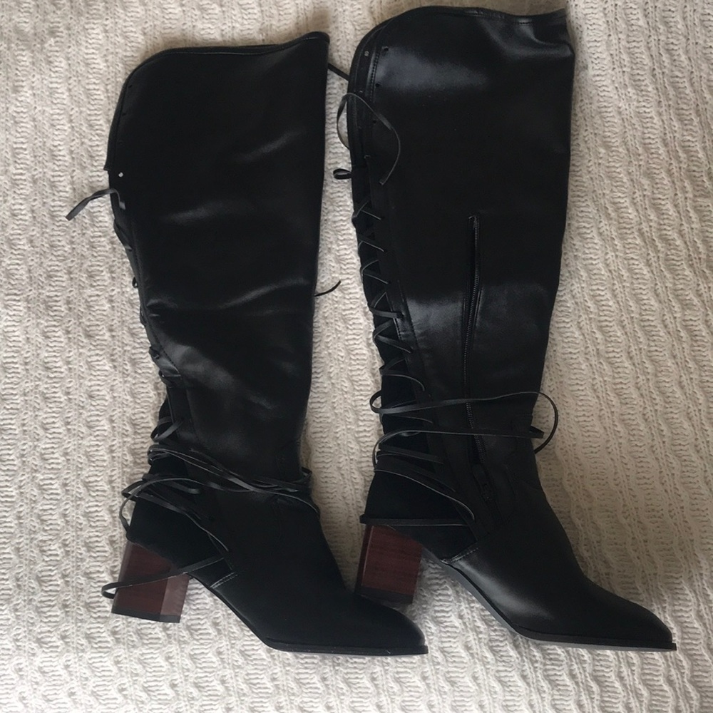 Knee high boots